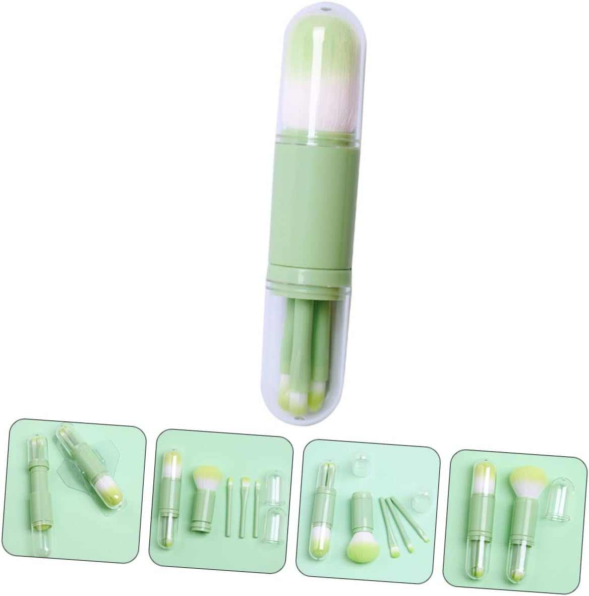 Makeup Brush Set Brushes Retractable Portable Eyeshadow Applicator for Valentine Day Mother Day Christmas