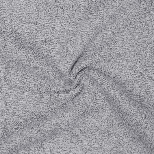 Face Towel Set for Bathroom, 100% Cotton Extra Absorbent Fast Drying Face Cloths 30 X 30 Cm, Grey, 12-Pack